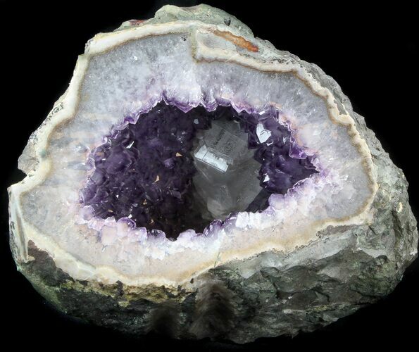 Deep Amethyst Crystal Geode - Uruguay #36904